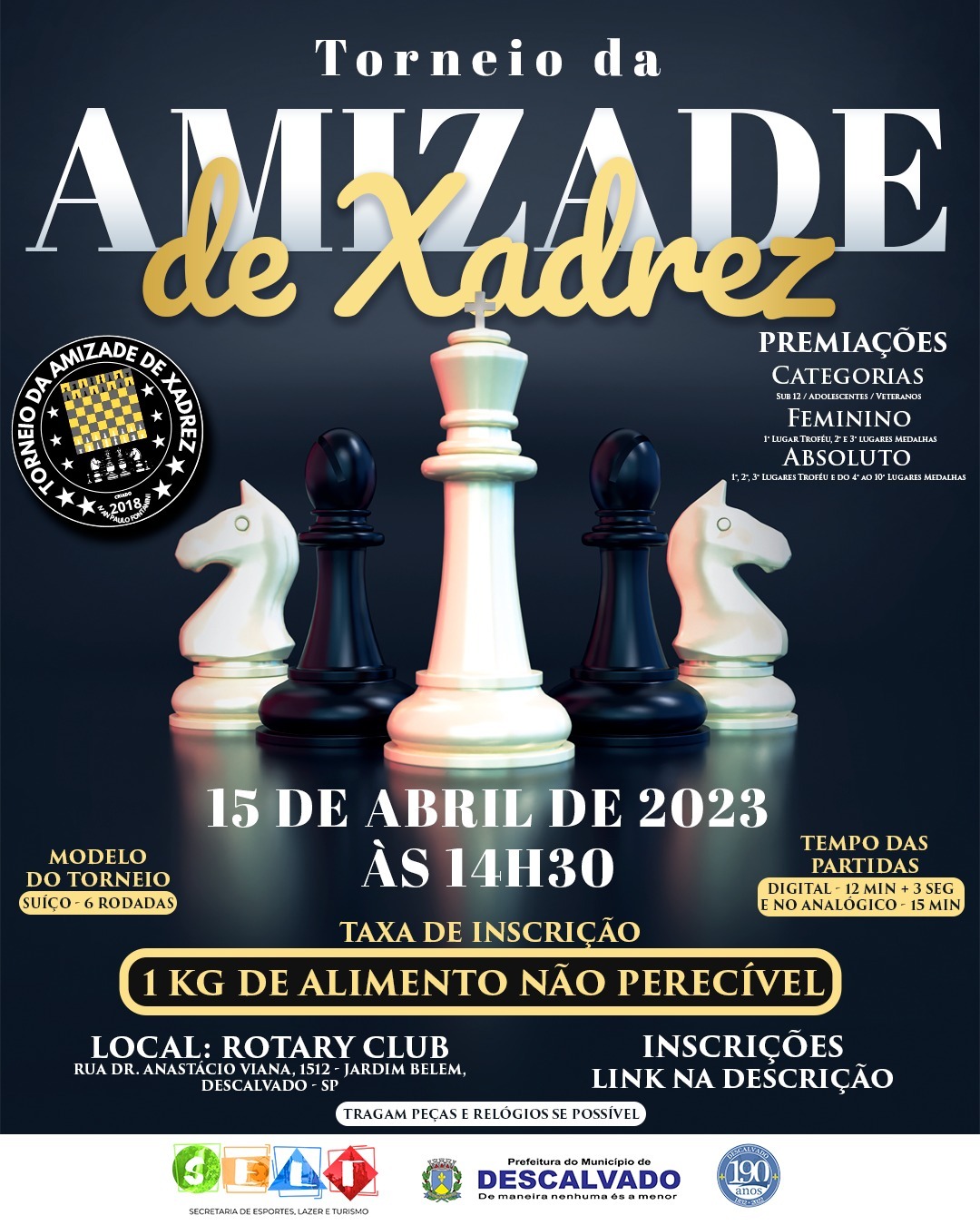 Torneio de Xadrez 2023 